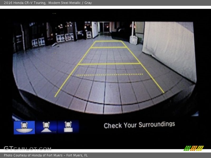Modern Steel Metallic / Gray 2016 Honda CR-V Touring
