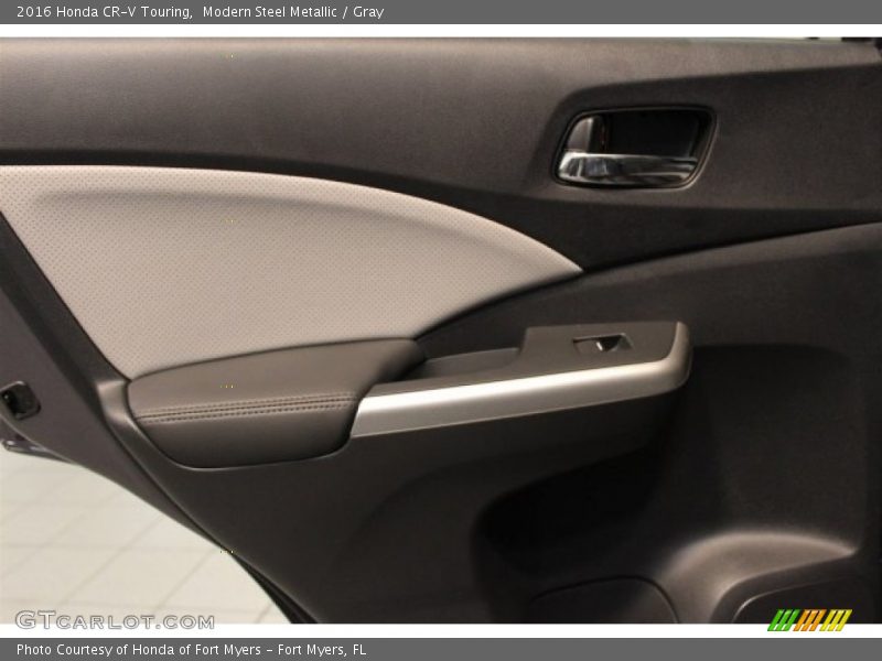 Modern Steel Metallic / Gray 2016 Honda CR-V Touring
