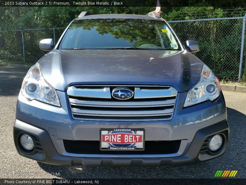 Twilight Blue Metallic / Black 2013 Subaru Outback 2.5i Premium