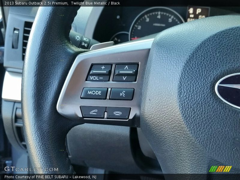 Twilight Blue Metallic / Black 2013 Subaru Outback 2.5i Premium