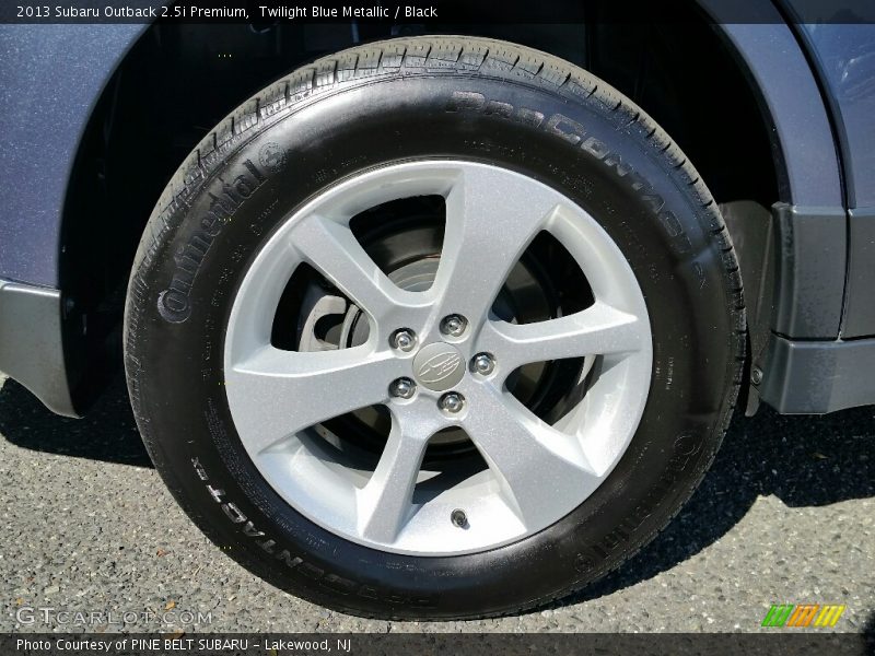 Twilight Blue Metallic / Black 2013 Subaru Outback 2.5i Premium