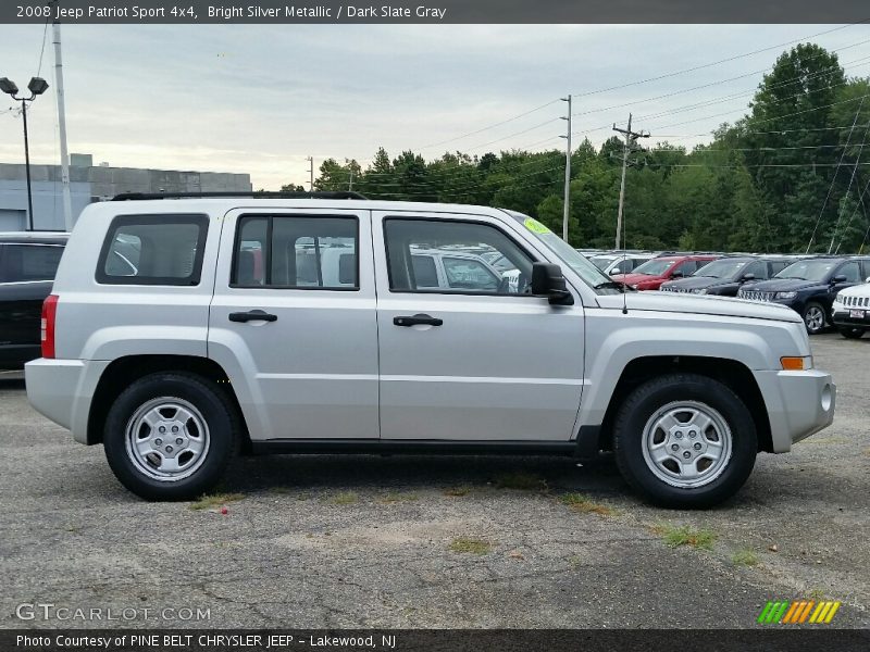 Bright Silver Metallic / Dark Slate Gray 2008 Jeep Patriot Sport 4x4