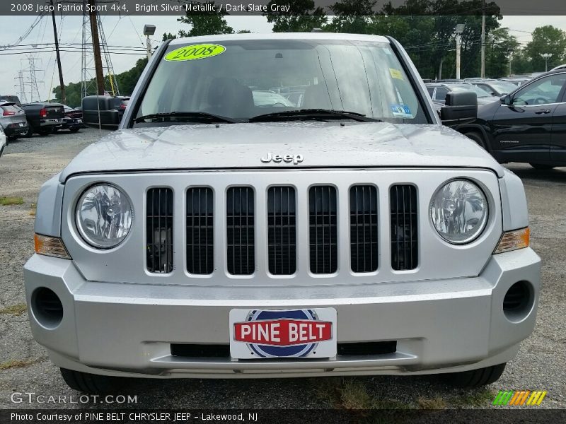 Bright Silver Metallic / Dark Slate Gray 2008 Jeep Patriot Sport 4x4