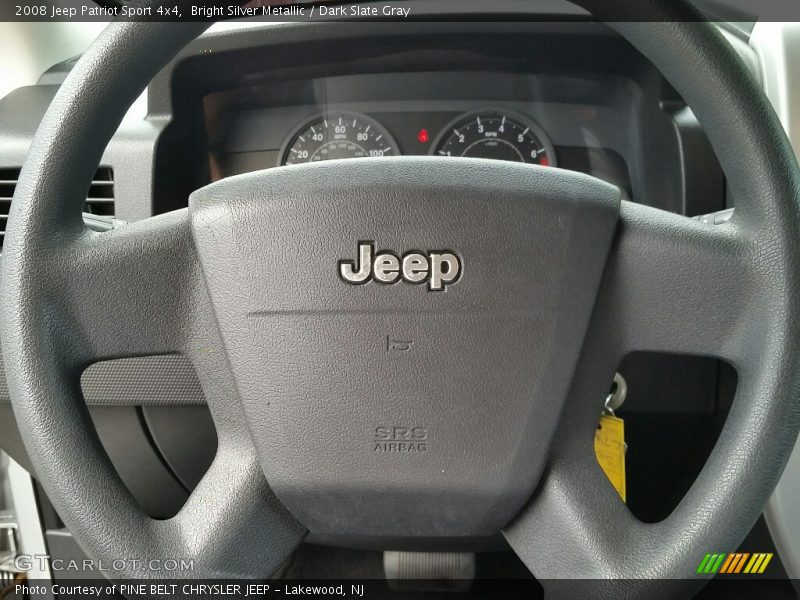 Bright Silver Metallic / Dark Slate Gray 2008 Jeep Patriot Sport 4x4