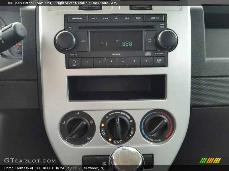 Bright Silver Metallic / Dark Slate Gray 2008 Jeep Patriot Sport 4x4