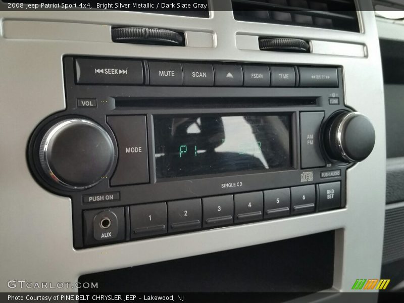 Bright Silver Metallic / Dark Slate Gray 2008 Jeep Patriot Sport 4x4