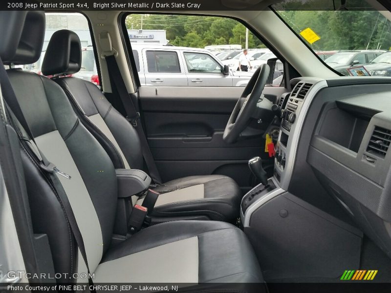 Bright Silver Metallic / Dark Slate Gray 2008 Jeep Patriot Sport 4x4