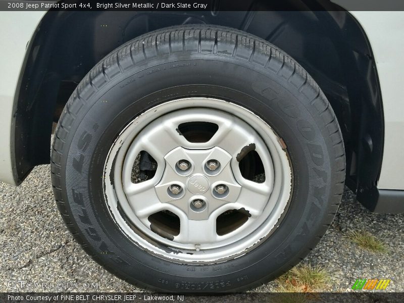 Bright Silver Metallic / Dark Slate Gray 2008 Jeep Patriot Sport 4x4