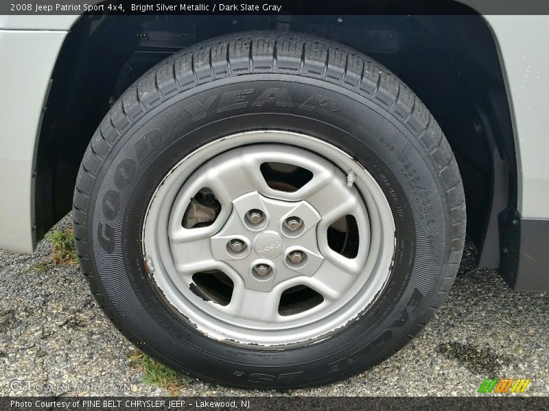 Bright Silver Metallic / Dark Slate Gray 2008 Jeep Patriot Sport 4x4