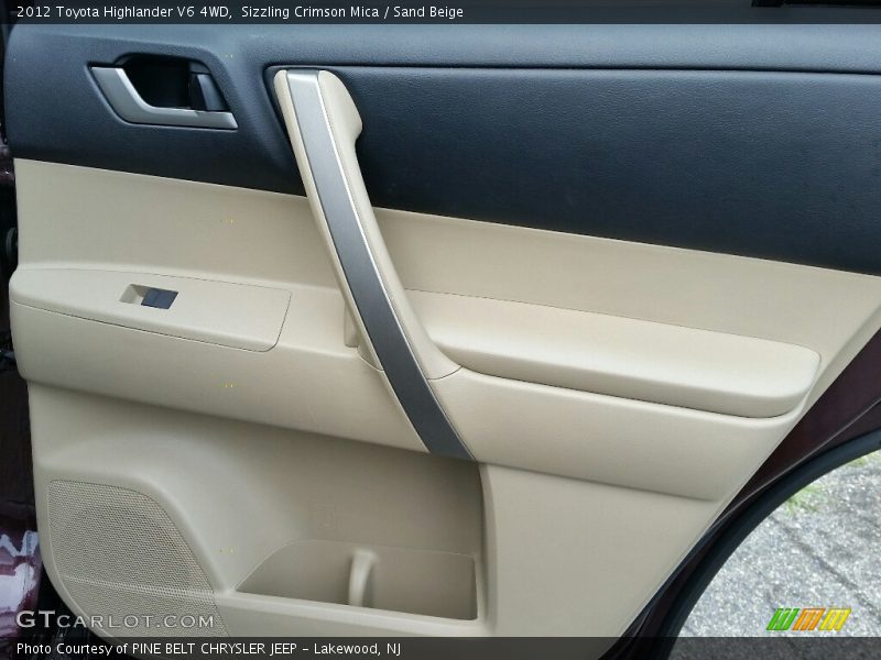 Sizzling Crimson Mica / Sand Beige 2012 Toyota Highlander V6 4WD