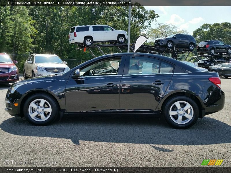 Black Granite Metallic / Medium Titanium 2016 Chevrolet Cruze Limited LT