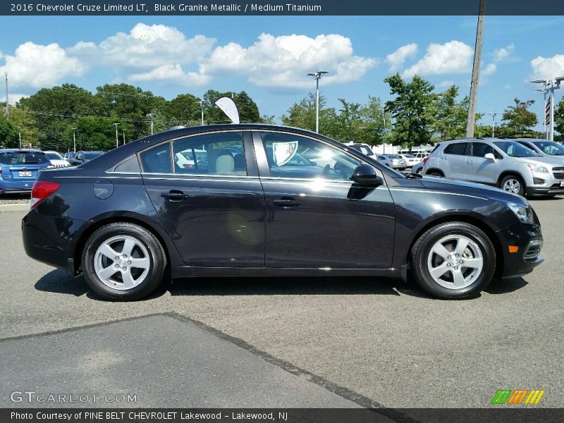 Black Granite Metallic / Medium Titanium 2016 Chevrolet Cruze Limited LT