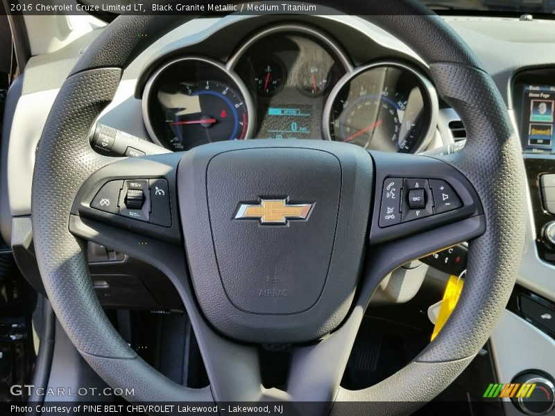 Black Granite Metallic / Medium Titanium 2016 Chevrolet Cruze Limited LT