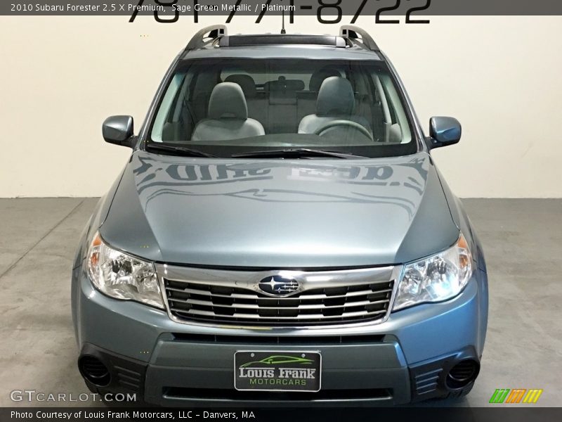 Sage Green Metallic / Platinum 2010 Subaru Forester 2.5 X Premium