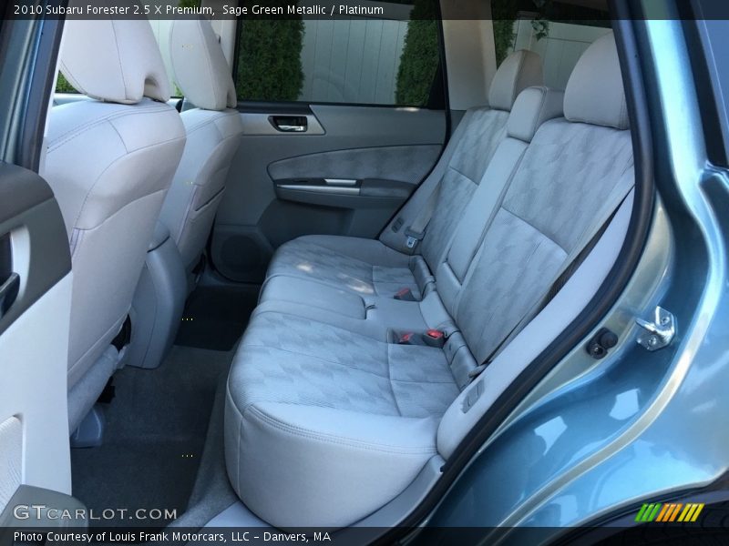 Sage Green Metallic / Platinum 2010 Subaru Forester 2.5 X Premium