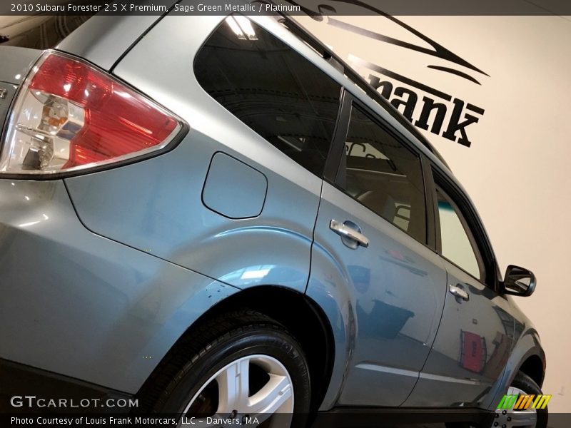 Sage Green Metallic / Platinum 2010 Subaru Forester 2.5 X Premium