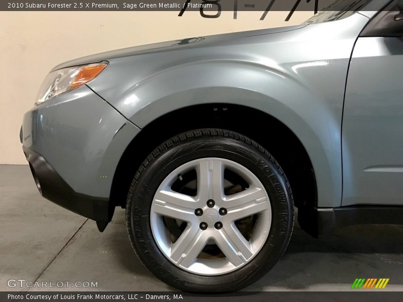 Sage Green Metallic / Platinum 2010 Subaru Forester 2.5 X Premium