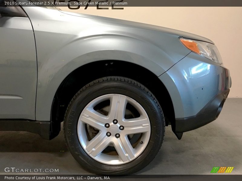 Sage Green Metallic / Platinum 2010 Subaru Forester 2.5 X Premium