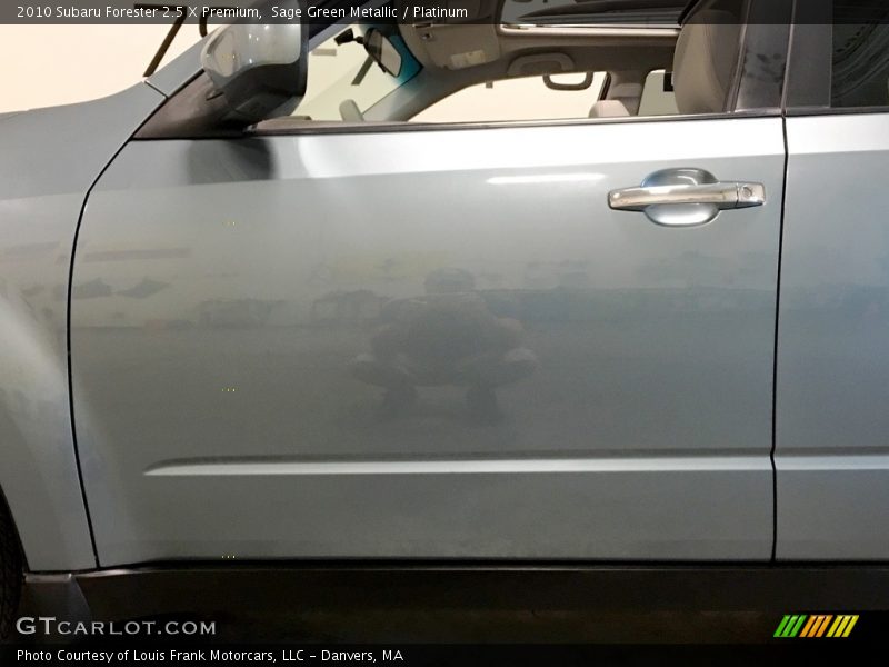 Sage Green Metallic / Platinum 2010 Subaru Forester 2.5 X Premium