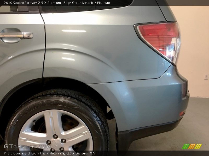 Sage Green Metallic / Platinum 2010 Subaru Forester 2.5 X Premium