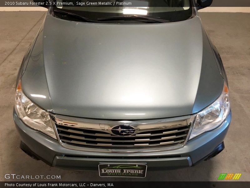 Sage Green Metallic / Platinum 2010 Subaru Forester 2.5 X Premium