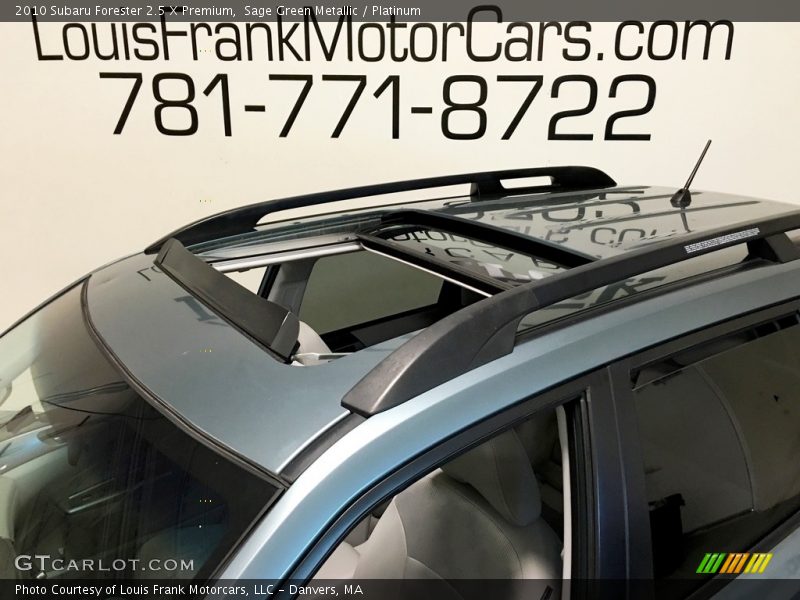Sage Green Metallic / Platinum 2010 Subaru Forester 2.5 X Premium