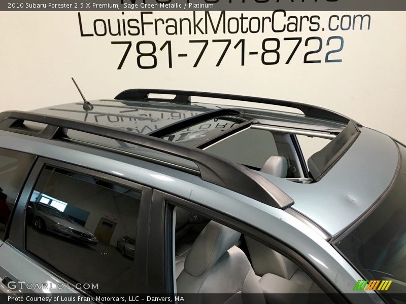 Sage Green Metallic / Platinum 2010 Subaru Forester 2.5 X Premium