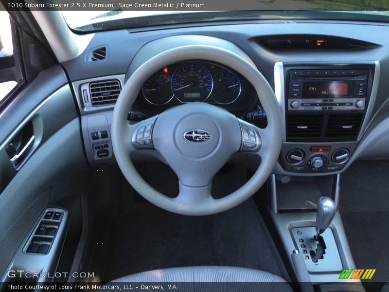 Sage Green Metallic / Platinum 2010 Subaru Forester 2.5 X Premium