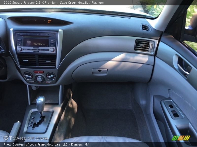 Sage Green Metallic / Platinum 2010 Subaru Forester 2.5 X Premium