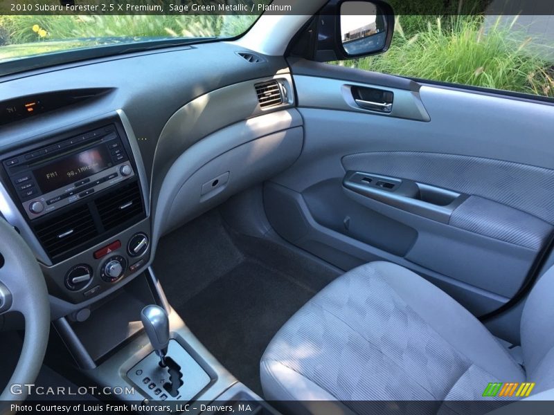 Sage Green Metallic / Platinum 2010 Subaru Forester 2.5 X Premium