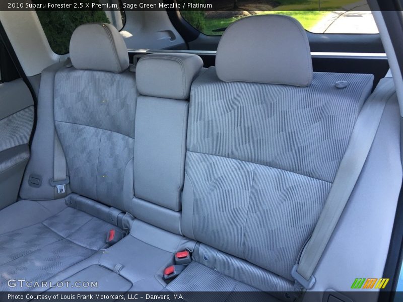 Sage Green Metallic / Platinum 2010 Subaru Forester 2.5 X Premium