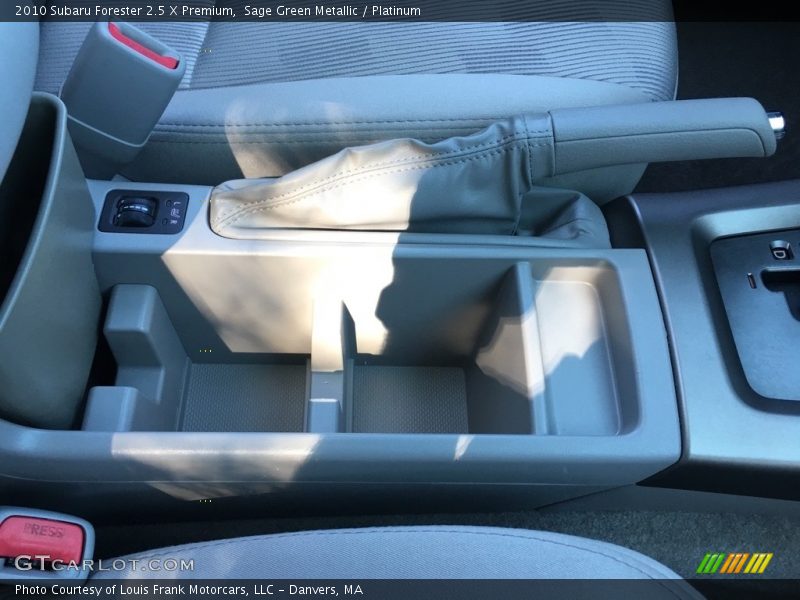 Sage Green Metallic / Platinum 2010 Subaru Forester 2.5 X Premium