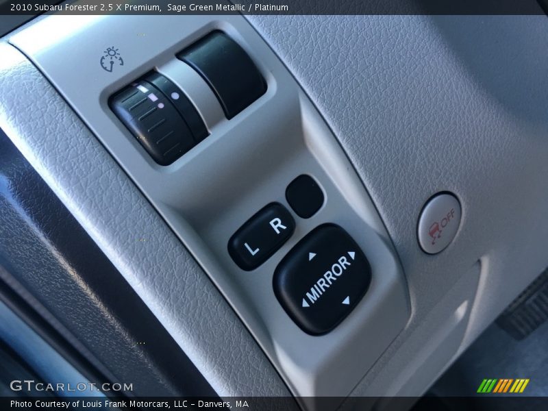 Sage Green Metallic / Platinum 2010 Subaru Forester 2.5 X Premium