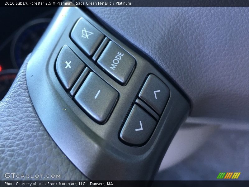Sage Green Metallic / Platinum 2010 Subaru Forester 2.5 X Premium