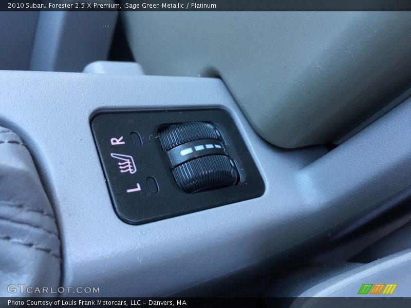 Sage Green Metallic / Platinum 2010 Subaru Forester 2.5 X Premium