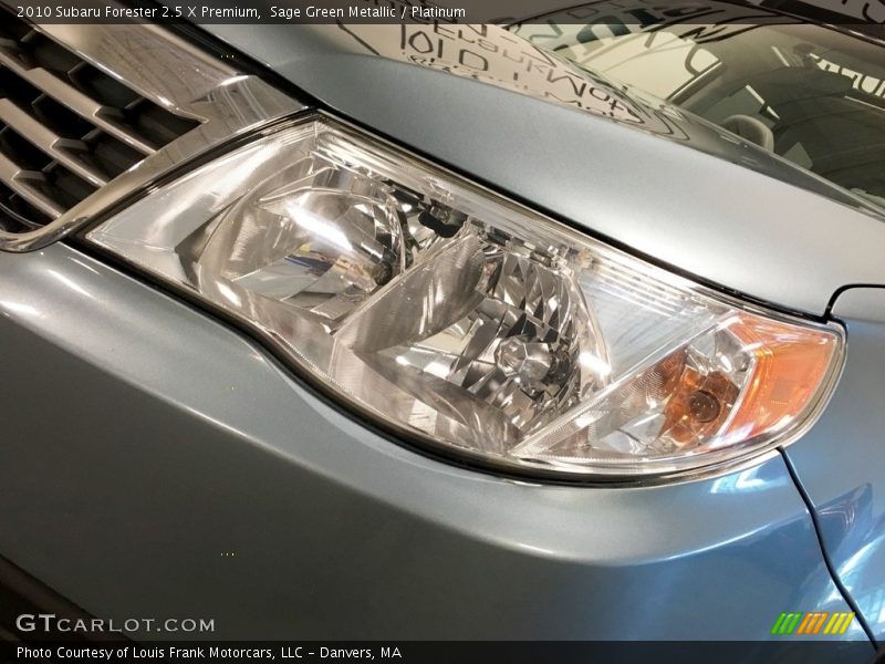 Sage Green Metallic / Platinum 2010 Subaru Forester 2.5 X Premium