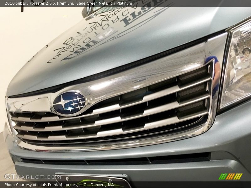 Sage Green Metallic / Platinum 2010 Subaru Forester 2.5 X Premium