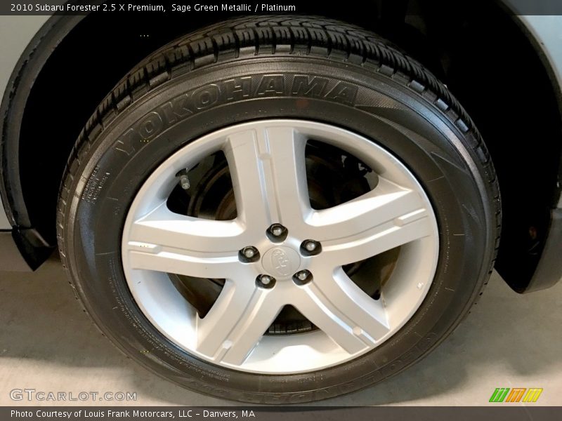 Sage Green Metallic / Platinum 2010 Subaru Forester 2.5 X Premium