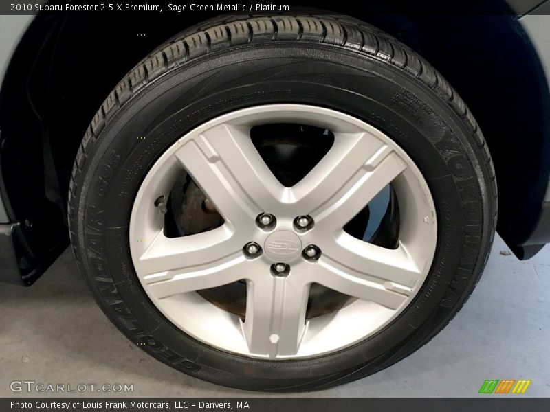 Sage Green Metallic / Platinum 2010 Subaru Forester 2.5 X Premium