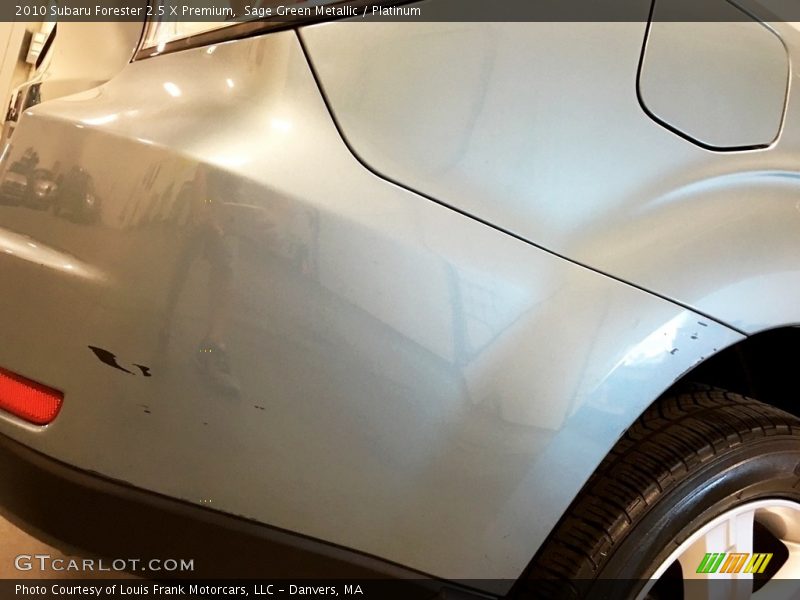 Sage Green Metallic / Platinum 2010 Subaru Forester 2.5 X Premium