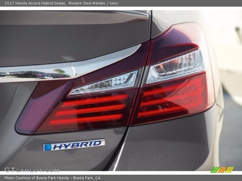 Modern Steel Metallic / Ivory 2017 Honda Accord Hybrid Sedan