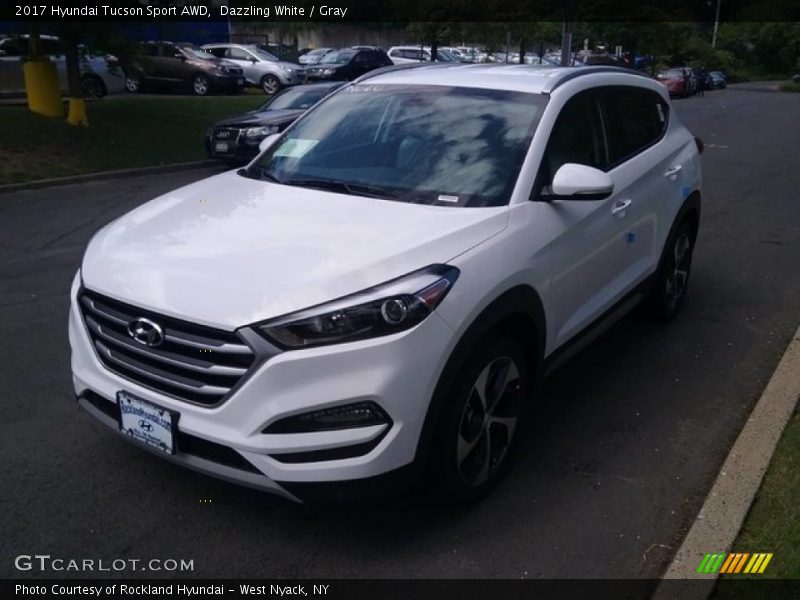 Dazzling White / Gray 2017 Hyundai Tucson Sport AWD