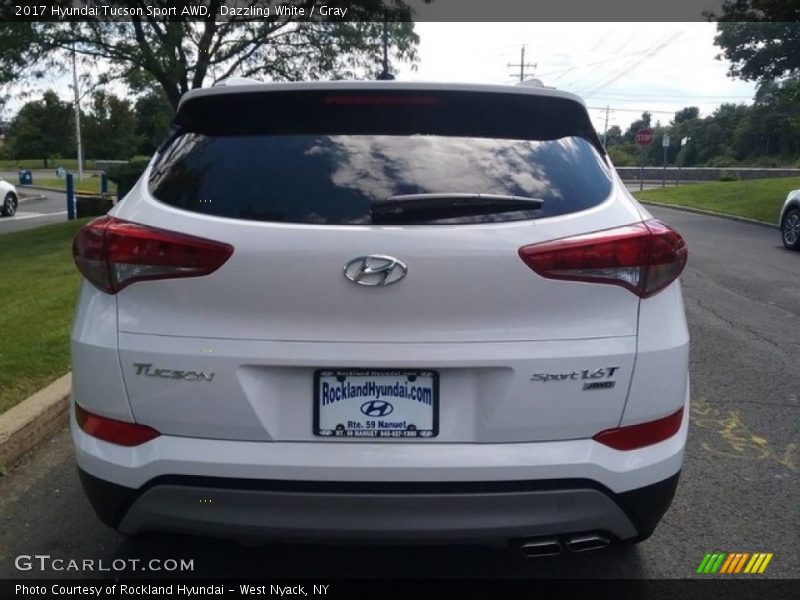 Dazzling White / Gray 2017 Hyundai Tucson Sport AWD