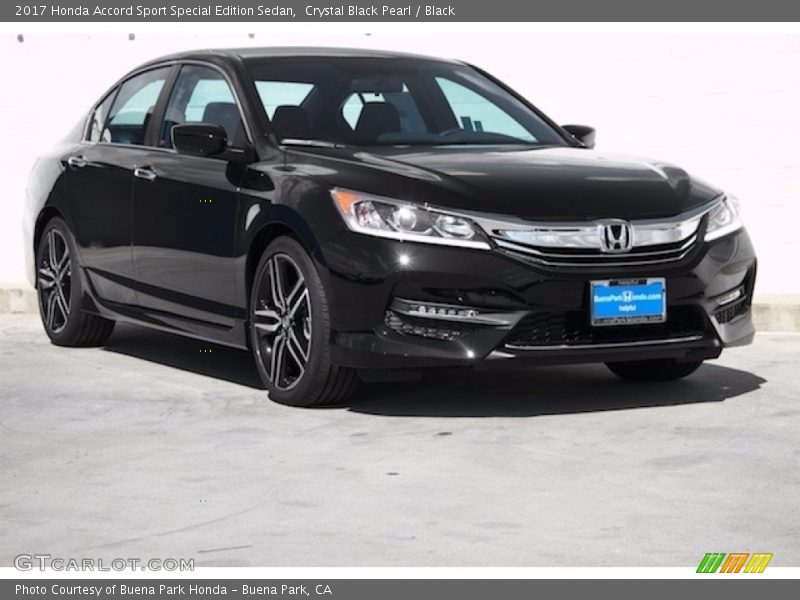 Crystal Black Pearl / Black 2017 Honda Accord Sport Special Edition Sedan