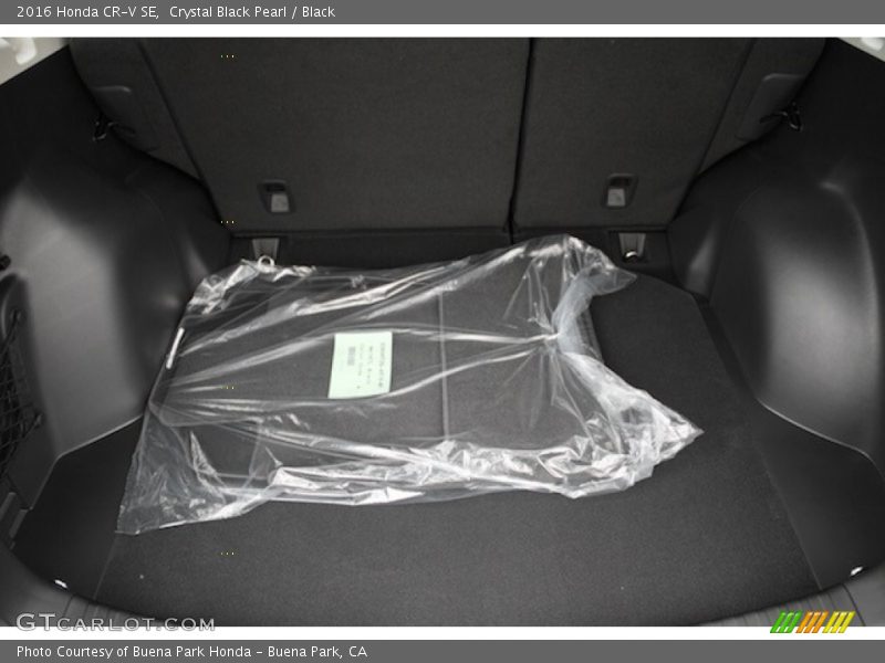 Crystal Black Pearl / Black 2016 Honda CR-V SE