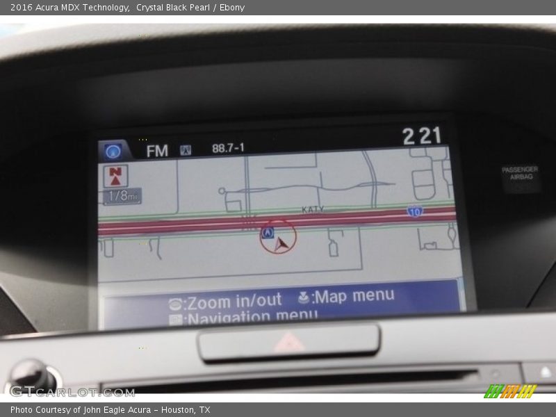 Crystal Black Pearl / Ebony 2016 Acura MDX Technology