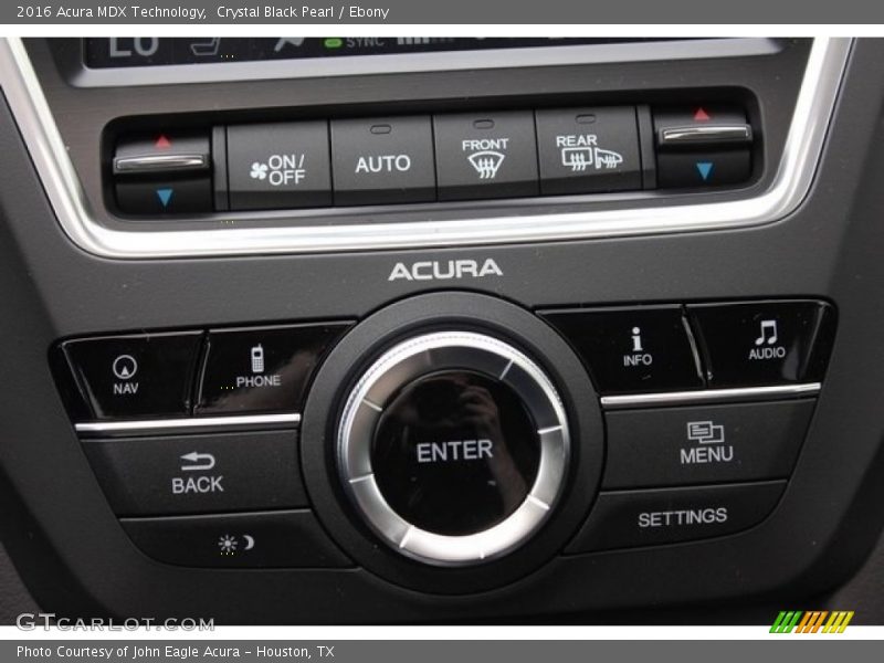 Crystal Black Pearl / Ebony 2016 Acura MDX Technology