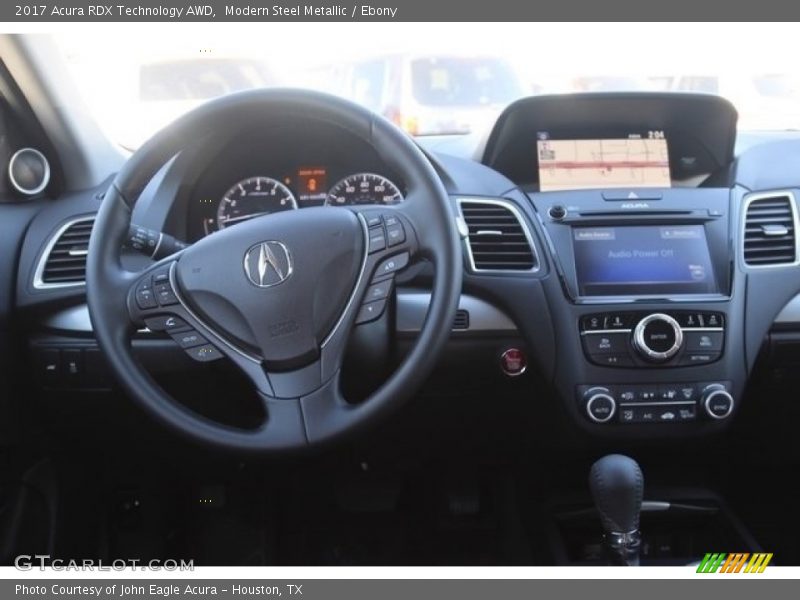 Modern Steel Metallic / Ebony 2017 Acura RDX Technology AWD