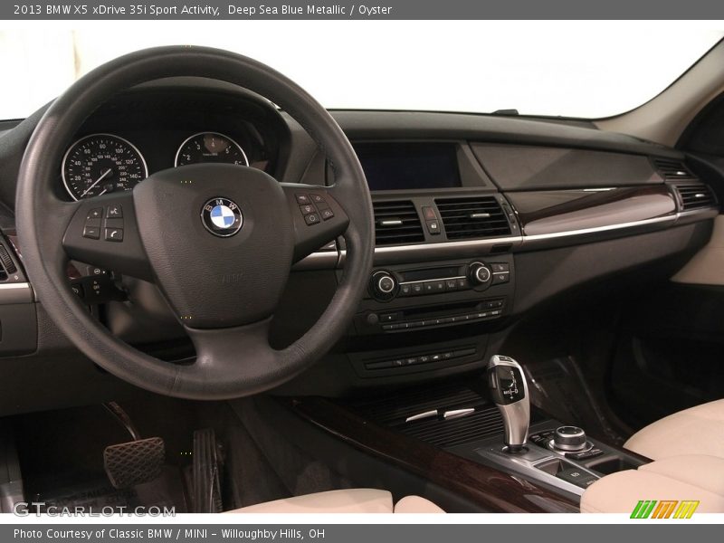Deep Sea Blue Metallic / Oyster 2013 BMW X5 xDrive 35i Sport Activity