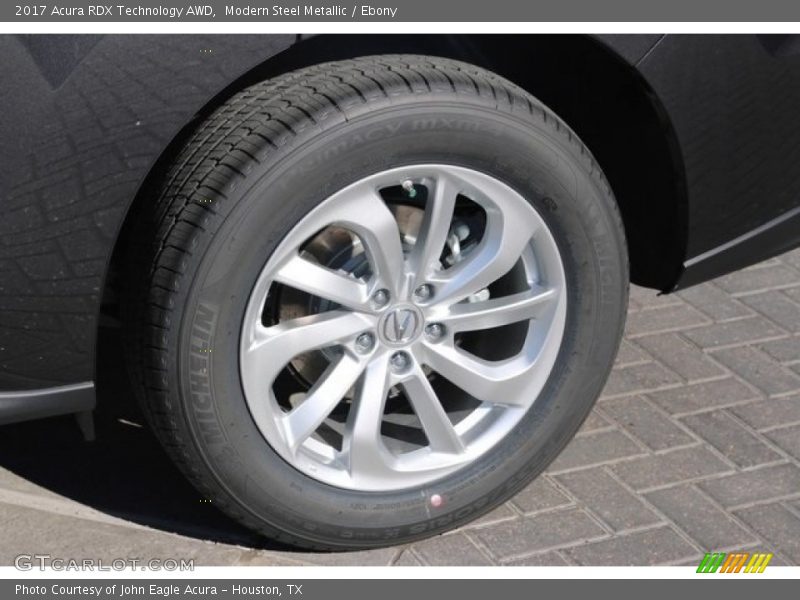 Modern Steel Metallic / Ebony 2017 Acura RDX Technology AWD